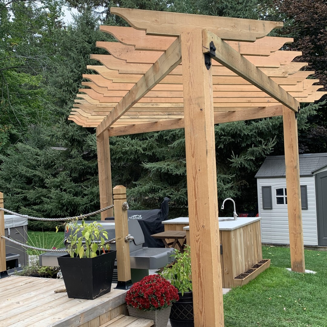 the Triangular Pergola 2